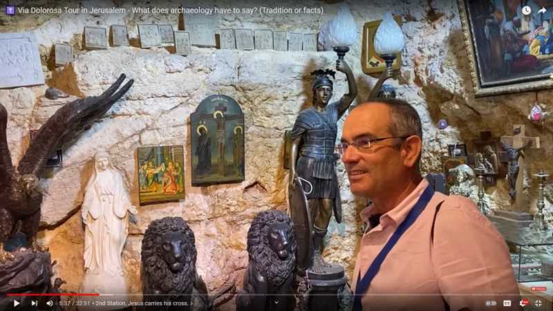 bedrock back wall of shop